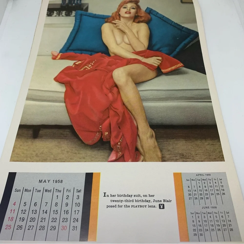 1958 Playboy Playmate Calendar !